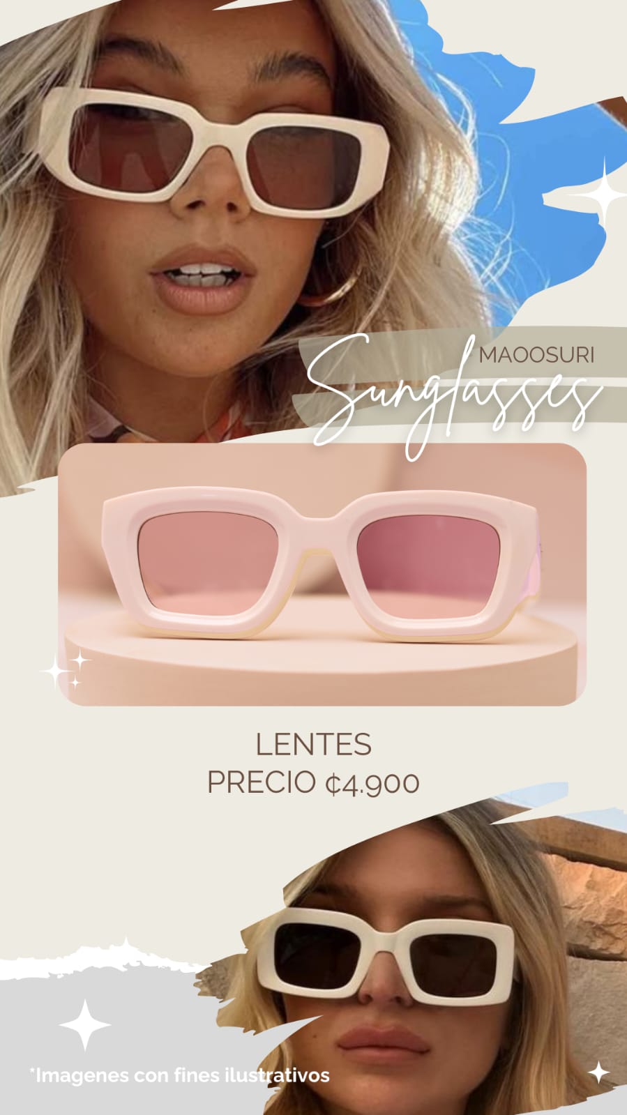 Lentes Crema